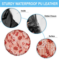 Mokihana Maile Ilima Leis Paniolo Palaka Spare Tire Cover Hawaiian Ulaula Spirit - Polynesian Pride