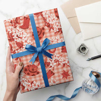 Mokihana Maile Ilima Leis Paniolo Palaka Wrapping Paper Hawaiian Ulaula Spirit - Polynesian Pride