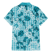 Mokihana Maile Ilima Leis Paniolo Palaka Family Matching Mermaid Dress and Hawaiian Shirt Hawaiian Polu Opa Spirit LT9 - Polynesian Pride