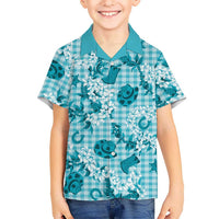 Mokihana Maile Ilima Leis Paniolo Palaka Hawaiian Shirt Hawaiian Polu Opa Spirit LT9 - Polynesian Pride
