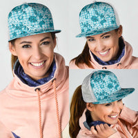 Mokihana Maile Ilima Leis Paniolo Palaka Mesh Trucker Cap Hawaiian Polu Opa Spirit LT9 - Polynesian Pride