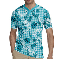 Mokihana Maile Ilima Leis Paniolo Palaka Rugby Jersey Hawaiian Polu Opa Spirit LT9 - Polynesian Pride