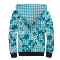 Mokihana Maile Ilima Leis Paniolo Palaka Sherpa Hoodie Hawaiian Polu Opa Spirit - Polynesian Pride