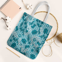 Mokihana Maile Ilima Leis Paniolo Palaka Tote Bag Hawaiian Polu Opa Spirit - Polynesian Pride