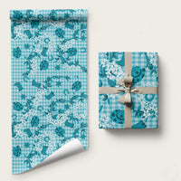 Mokihana Maile Ilima Leis Paniolo Palaka Wrapping Paper Hawaiian Polu Opa Spirit - Polynesian Pride