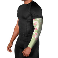 Leaf Green Hawaii Anthurium Plumeria Lei Arm Sleeves LT9 - Polynesian Pride