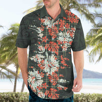 Hawaii Tartan With Hibiscus Hawaiian Shirt Polynesian Pattern Vintage LT9 - Polynesian Pride