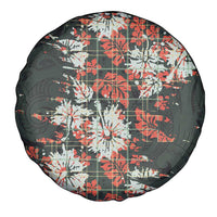 Hawaii Tartan With Hibiscus Spare Tire Cover Polynesian Pattern Vintage LT9 - Polynesian Pride