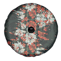 Hawaii Tartan With Hibiscus Spare Tire Cover Polynesian Pattern Vintage LT9 - Polynesian Pride