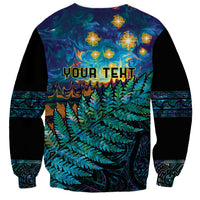 Matariki Te Tau Hou Maori Sweatshirt New Zealand Silver Fern Night Starry Sky LT9 - Polynesian Pride
