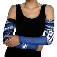 Fiji Rugby Pacific Custom Arm Sleeves Pasifika Tapa Pattern - Polynesian Pride