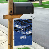 Fiji Rugby Pacific Custom Garden Flag Pasifika Tapa Pattern