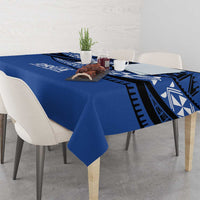 Fiji Rugby Pacific Custom Tablecloth Pasifika Tapa Pattern
