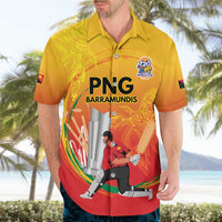 Custom Cricket PNG East Asia-Pacific Hawaiian Shirt Papua New Guinea Rise to Power - Polynesian Pride
