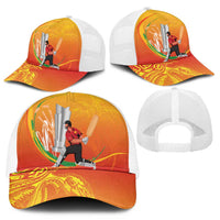 Cricket PNG East Asia-Pacific Mesh Trucker Cap Papua New Guinea Rise to Power LT9 - Polynesian Pride
