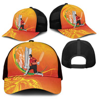 Cricket PNG East Asia-Pacific Mesh Trucker Cap Papua New Guinea Rise to Power - Polynesian Pride