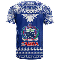 Toa Samoa Christmas T Shirt Samoa Siva Tau Manuia Le Kerisimasi Blue Vibe LT9 - Polynesian Pride