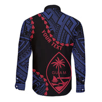 Personalized Guam 80th Anniversary Liberation Day Long Sleeve Button Shirt Guahan Basic Seal
