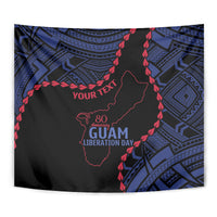 Personalized Guam 80th Anniversary Liberation Day Tapestry Guahan Basic Seal