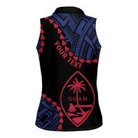 Personalized Guam 80th Anniversary Liberation Day Women Sleeveless Polo Shirt Guahan Basic Seal