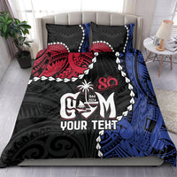 Personalized Guam 80th Anniversary Liberation Day Bedding Set Tano I Man Chamoru Since 1944
