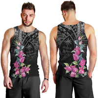 Guahan Puti Tai Nobiu Men Tank Top Guam Bougainvillea Flower Art