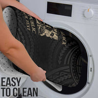 Personalized Haiti First Black Republic Bathroom Set Negre Marron With Map And Flag - Polynesian Pride