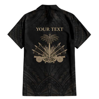 Personalized Haiti First Black Republic Family Matching Mermaid Dress and Hawaiian Shirt Negre Marron With Map And Flag