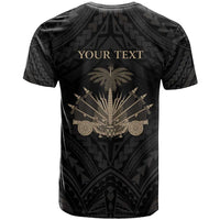 Personalized Haiti First Black Republic T Shirt Negre Marron With Map And Flag