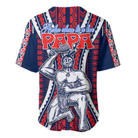 Aotearoa Father's Day Gift For Dad Baseball Jersey Aroha Ahau Ki A Koe Papa - Maori Style Pattern LT9 - Polynesian Pride