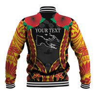 Personalised Papua New Guinea Remembrance Day Baseball Jacket