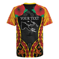 Personalised Papua New Guinea Remembrance Day Rugby Jersey LT9 - Polynesian Pride
