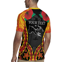 Personalised Papua New Guinea Remembrance Day Rugby Jersey LT9 - Polynesian Pride