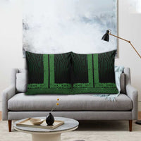 New Zealand Maori Kowhaiwhai Pillow Cover Kakariki Maui and Mangopare - Polynesian Pride