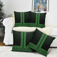 New Zealand Maori Kowhaiwhai Pillow Cover Kakariki Maui and Mangopare - Polynesian Pride