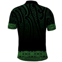 New Zealand Maori Kowhaiwhai Polo Shirt Kakariki Maui and Mangopare