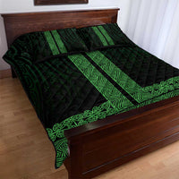 New Zealand Maori Kowhaiwhai Quilt Bed Set Kakariki Maui and Mangopare