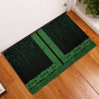 New Zealand Maori Kowhaiwhai Rubber Doormat Kakariki Maui and Mangopare LT9 - Polynesian Pride
