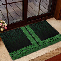 New Zealand Maori Kowhaiwhai Rubber Doormat Kakariki Maui and Mangopare LT9 - Polynesian Pride