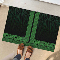 New Zealand Maori Kowhaiwhai Rubber Doormat Kakariki Maui and Mangopare LT9 - Polynesian Pride
