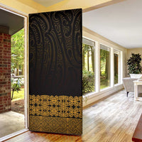 New Zealand Maori Kowhaiwhai Door Cover Karaka Maui and Mangopare - Polynesian Pride