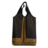 New Zealand Maori Kowhaiwhai Grocery Bag Karaka Maui and Mangopare LT9 - Polynesian Pride