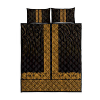 New Zealand Maori Kowhaiwhai Quilt Bed Set Karaka Maui and Mangopare