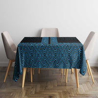 New Zealand Maori Kowhaiwhai Tablecloth Kikorangi Maui and Mangopare LT9 - Polynesian Pride