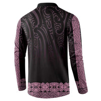 New Zealand Maori Kowhaiwhai Button Sweatshirt Mawhero Maui and Mangopare LT9 - Polynesian Pride