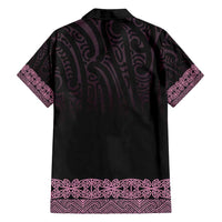 New Zealand Maori Kowhaiwhai Family Matching Summer Maxi Dress and Hawaiian Shirt Mawhero Maui and Mangopare