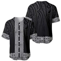 New Zealand Maori Kowhaiwhai Baseball Jersey Pango Maui and Mangopare LT9 - Polynesian Pride