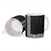 New Zealand Maori Kowhaiwhai Ceramic Mug Pango Maui and Mangopare - Polynesian Pride