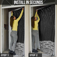 New Zealand Maori Kowhaiwhai Door Cover Pango Maui and Mangopare - Polynesian Pride