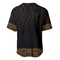 New Zealand Maori Kowhaiwhai Baseball Jersey Parauri Maui and Mangopare LT9 - Polynesian Pride